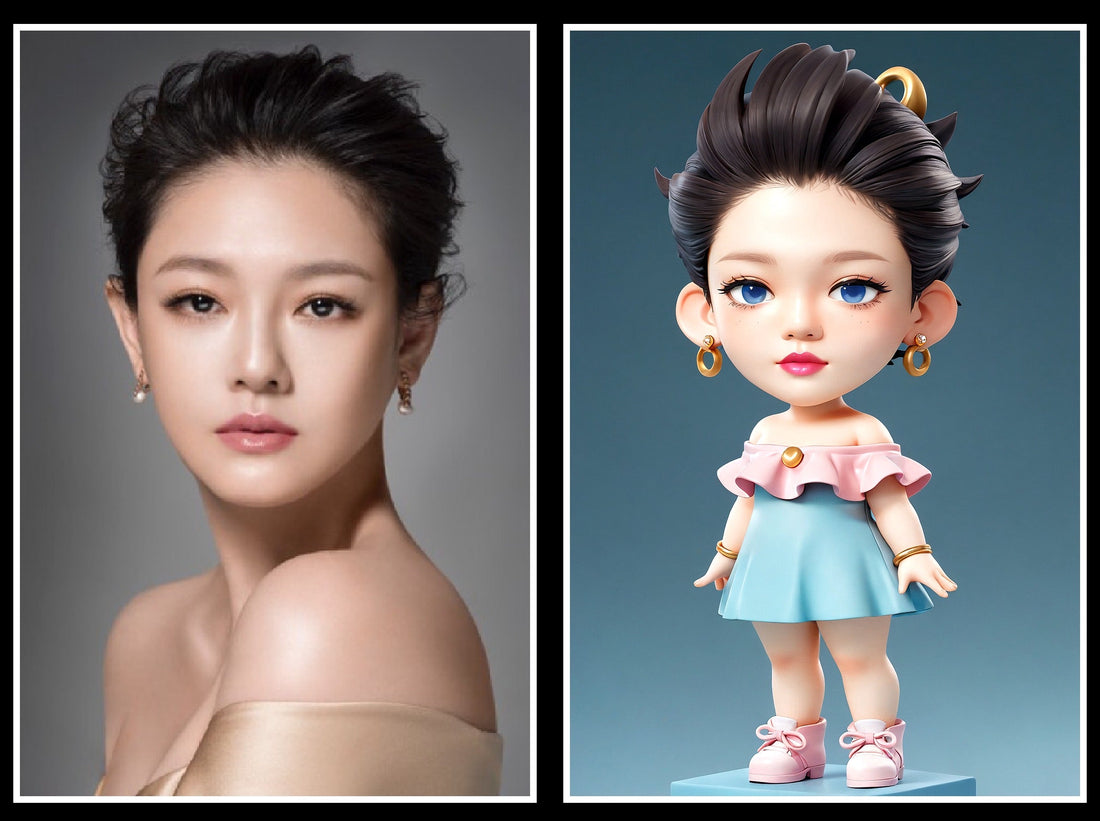 Animation AI customized version of the character figure; Photo custom cartoon figures