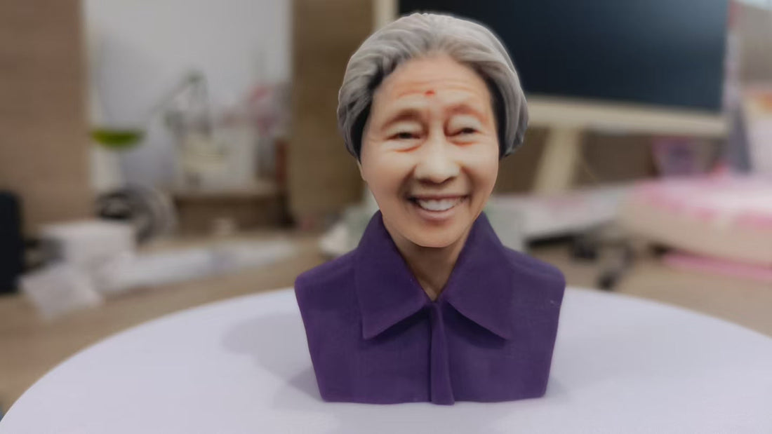 3D printed bust statues, custom model carving, human figure models