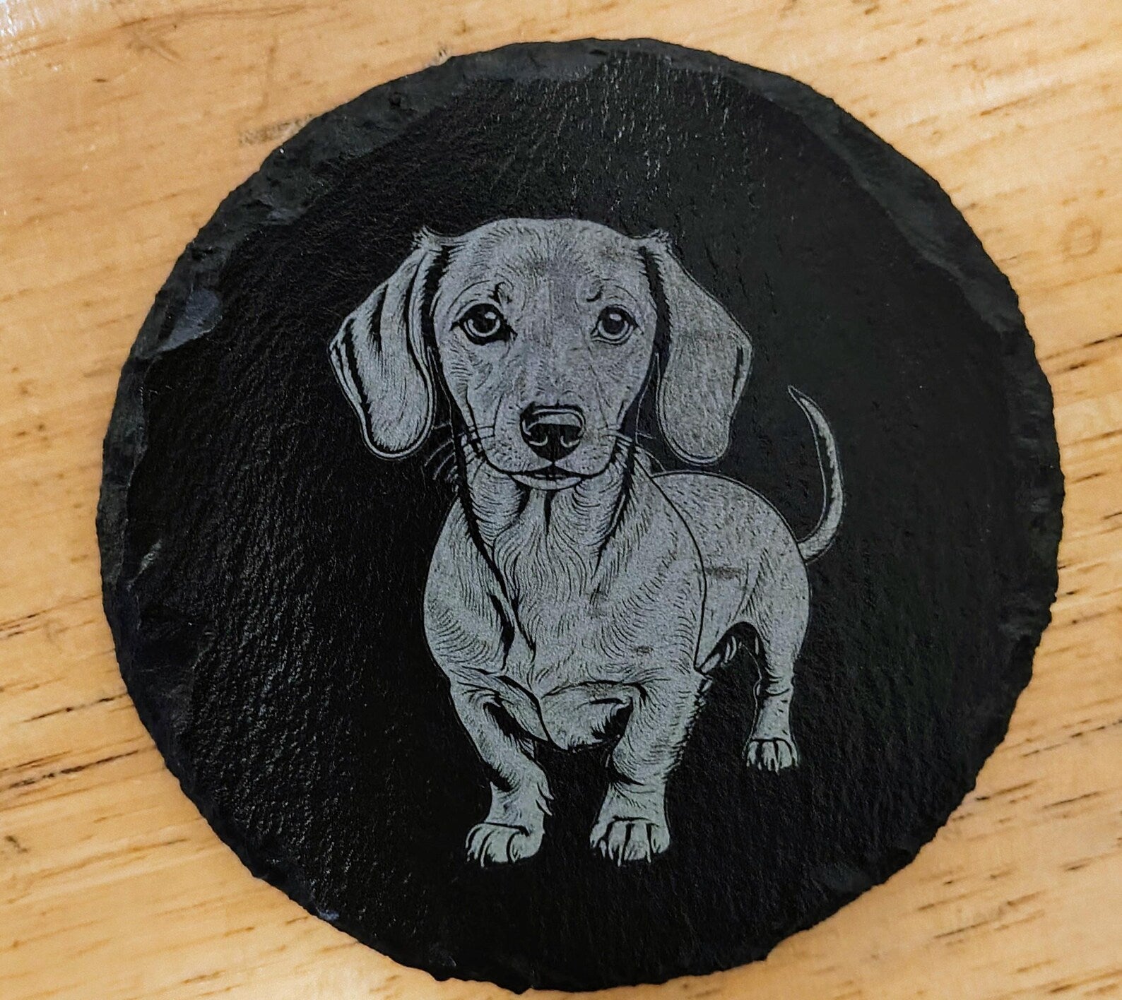 Sottobicchieri personalizzati con foto di bassotto