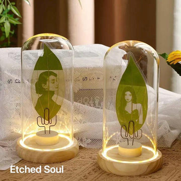 ntaglio personalizzato di foglie